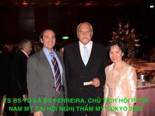 PhD-Dr.Tu & Dr.Ferreira at International Cosmetic Surgery Conference in Tokyo 2005