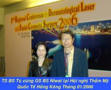PhD-Dr.Tu & ProF. Dr.Niwat at International Cosmetic Surgery Conference in HongKong Jan 2006