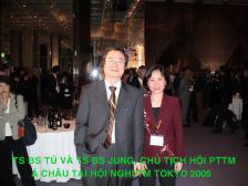 PhD-Dr.Tu & Dr.Jung at International Cosmetic Surgery Conference in Tokyo 2005
